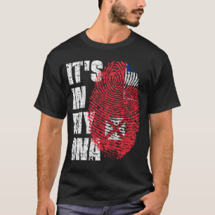 HET IS IN MIJN DNA Wallis en Futuna Flag Boy Girl T-shirt
