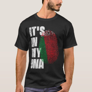 HET IS IN MIJN DNA-Wit-Russische vlag T-shirt