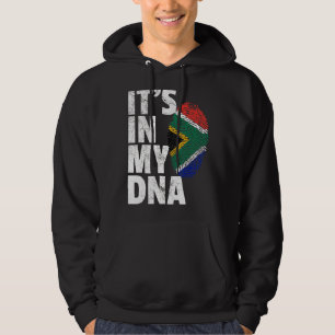 Het is in mijn Dna Zuid-Afrikaanse vlag Hoodie