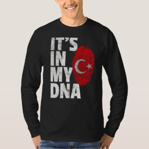 Het is in mijn Duitse Turkse vlag Souvenir T-shirt