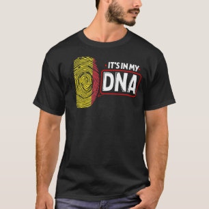 Het is in mijn nationale DNA-vlag Belgisch patriot T-shirt
