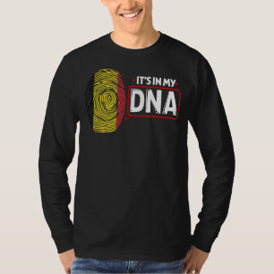 Het is in mijn nationale DNA-vlag Belgisch patriot T-shirt