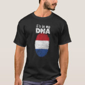 Het is in mijn Nederlandse vlag, Nederland en Nede T-shirt (Voorkant)