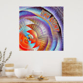 Het is je eigen lichte Show! Poster (Keuken)