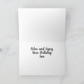 HET IS JE GROTE DAG **SON** RELAX EN ENJOY KAART (Binnen)