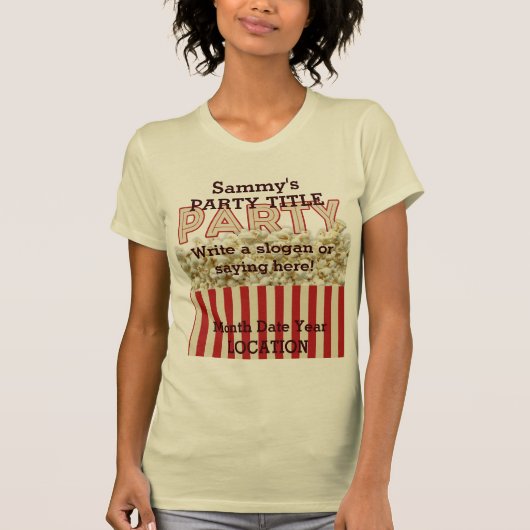 Het is je partijgenoot Shirt Personaliseer het! (Voorkant)