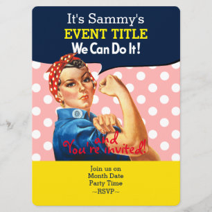 Het is je persoonlijke aanbieding voor Rosie Party Kaart