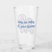 Het is je reis! glas (Achterkant)