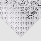 Het is je trouwdag - Zilver Tissuepapier (Detail)