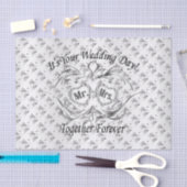 Het is je trouwdag - Zilver Tissuepapier (Craft)