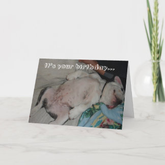 Het is je verjaardag... kaart