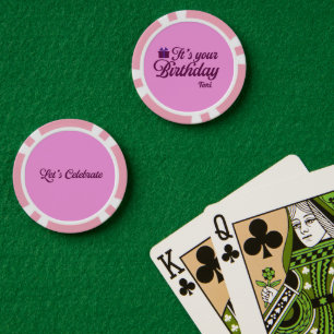 Het Is Je Verjaardag Poker Chips