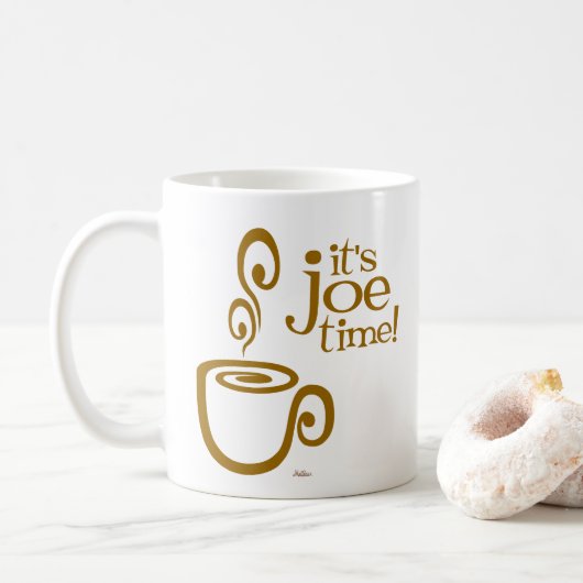 Het is Joe-tijd! Mok (Met donut)