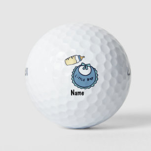 Het is jongens slab en fles melk baby shower feest golfballen