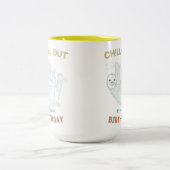 Het is jouw 'Birthday Two-Tone Coffee' Mok (Center)