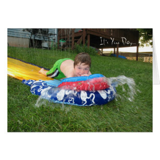 Het is jouw dag, geniet van jezelf!