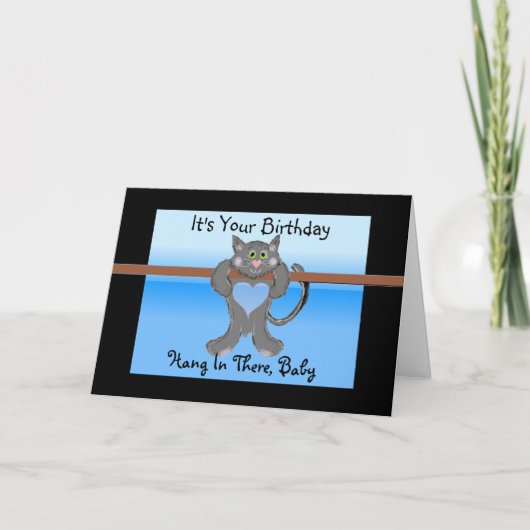 Het is jouw grappige kat van de Birthday Kaart (Voorkant)