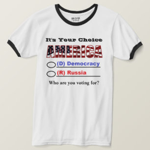 Het is jouw keuze AMERIKA... Voor wie stem je? T-shirt