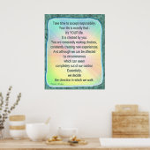 Het is jouw leven poster (Keuken)