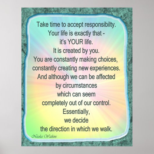 Het is jouw leven poster (Voorkant)