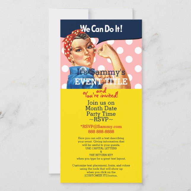 Het is jouw persoonlijke Rosie-feestwinkel (Voorkant)