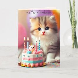 Het is jouw verjaardag feestdagen kaart