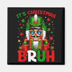 Het is kerst Bruh Notenkraker Jongens Kinderen Ker Magneet