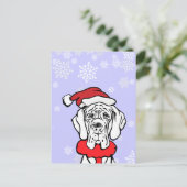 Het is kerst feestdagenkaart (Staand voorkant)