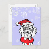 Het is kerst feestdagenkaart (Voorkant / Achterkant)