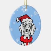 Het is kerst keramisch ornament (Rechts)