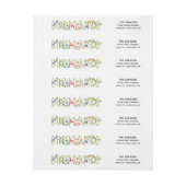 Het is kerstfeestdag rond het label (Vel)