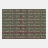 Het is Kerstmis. Inpakpapier Vel (Voorkant 2)