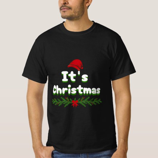 Het is Kerstmis T-shirt (Voorkant)