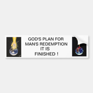 Het is klaar! bumpersticker