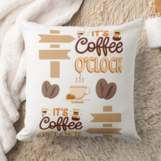 het is koffietijd  kussen (Deken)