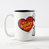 Het is Kooky Time Tweekleurige Koffiemok (Links)