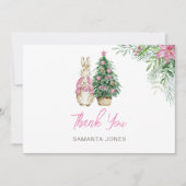 Het is koud buiten Baby Dank u kaart (Voorkant)