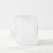 Het is koud buiten matglas koffiemok (Voorkant links)