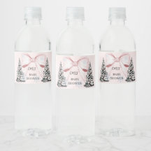 Het Is Koud Buiten Roze Strik Baby Shower 