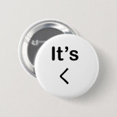 Het is Ku Ronde Button 5,7 Cm (Voorkant /achterkant)