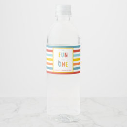 Het is leuk om één te zijn Verjaardagsfeestje Fles Waterfles Etiket