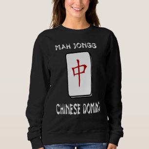 Het is leuk om Mah Jongg Chinese Ameican Domino te Trui