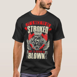 Het is leuk om te worden gestreept, maar ik ben li t-shirt