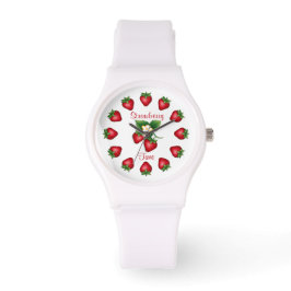 Het is leuke aardbeientijd horloge