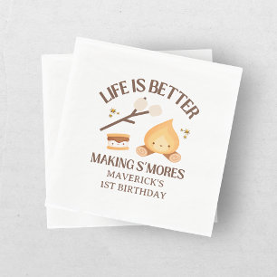 Het is leuker om één te zijn Kids 1e verjaardag Servet