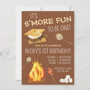 Het is leuker om een te zijn! S'mores verjaardagsf Kaart