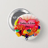 Het is Love Day_ Button (Voorkant /achterkant)