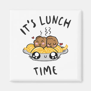 Het is Lunch Time Magneet