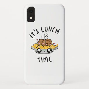 Het is lunchtijd iPhone XR hoesje
