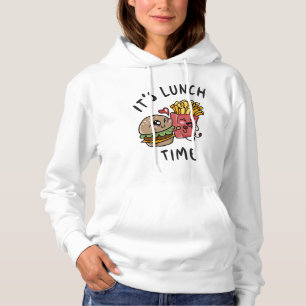 Het is lunchtijd hoodie